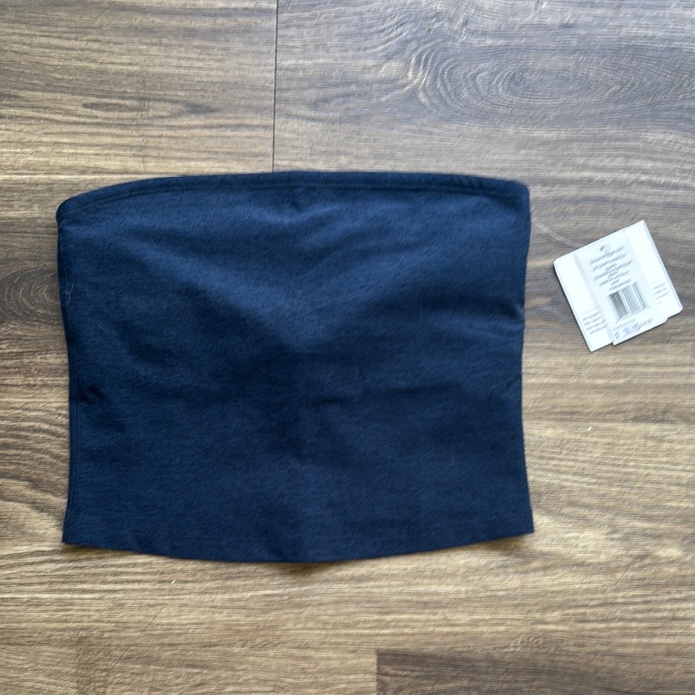 Beyond Yoga Nocturnal Navy Tube Top